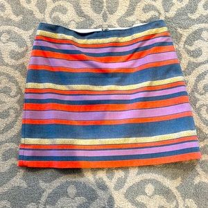 Jcrew mini skirt in beautiful colors